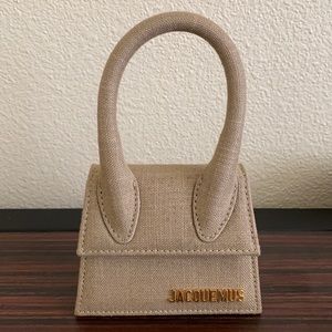 JACQUEMUS Beige Montagne ‘Le Chiquito’ Clutch